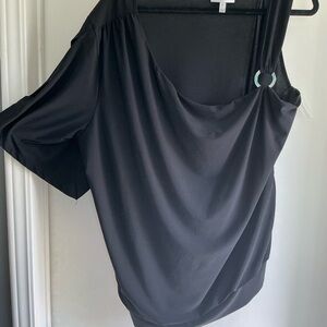 WOMENS sexy black top plus size 3X. Excellent condition